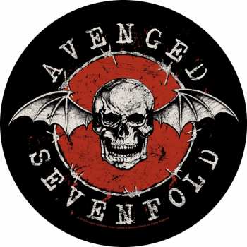 Merch Avenged Sevenfold: Zádová Nášivka Distressed Skull 