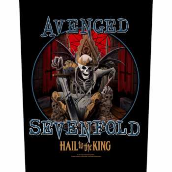 Merch Avenged Sevenfold: Zádová Nášivka Hail To The King