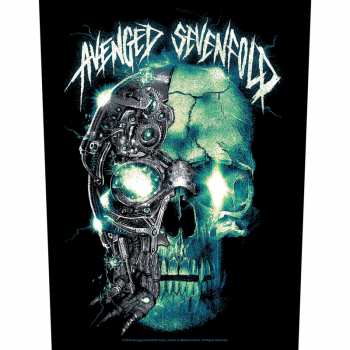Merch Avenged Sevenfold: Zádová Nášivka Mechanical Skull 