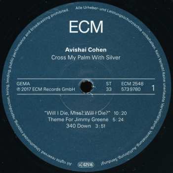LP Avishai E. Cohen: Cross My Palm With Silver 8212