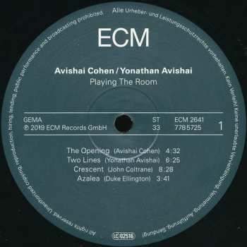 LP Avishai E. Cohen: Playing The Room 67670
