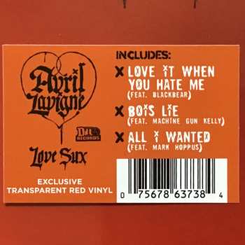 LP Avril Lavigne: Love Sux CLR 385425