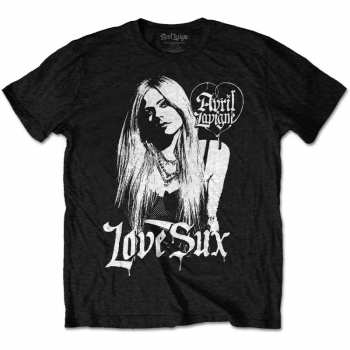 Merch Avril Lavigne: Avril Lavigne Unisex T-shirt: Love Sux (back Print) (large) L