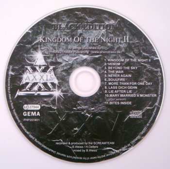 CD Axxis: Kingdom Of The Night II (BLACK EDITION) 19205