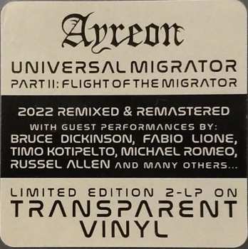2LP Ayreon: Universal Migrator Part II: Flight Of The Migrator LTD | CLR