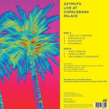 LP Azymuth: Live At The Copacabana Palace CLR | LTD 539741