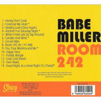 CD Babe Miller: Room 242 DIGI 320361