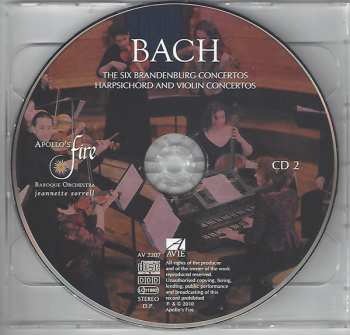 2CD Johann Sebastian Bach: Brandenburg Concertos / Harpsichord & Violin Concertos 461600