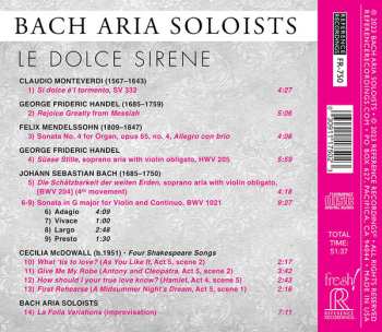 CD Bach Aria Soloists: Le Dolce Sirene 541249