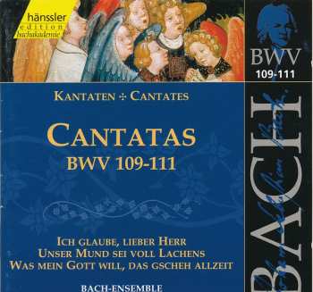 Album Johann Sebastian Bach: Cantatas BWV 109-111