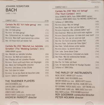 2CD Johann Sebastian Bach: Ich Habe Genug-Hunt Cantata & Wedding Cantata 429082