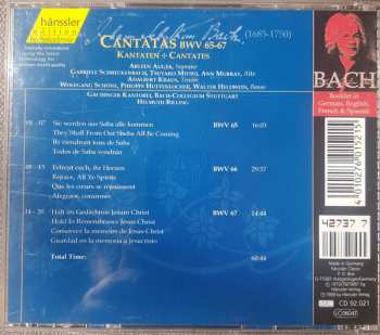 CD Bach-Ensemble: Cantatas BWV 65-67 518142