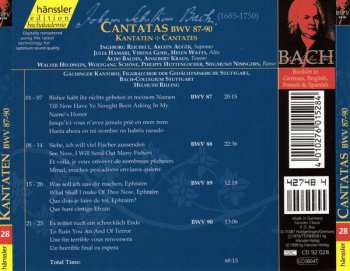 CD Bachcollegium Stuttgart: Cantatas BWV 87-90 399182
