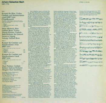 LP Johann Sebastian Bach: Cembalokonzerte BWV 1055, 1056 - Tripelkonzert BWV 1044