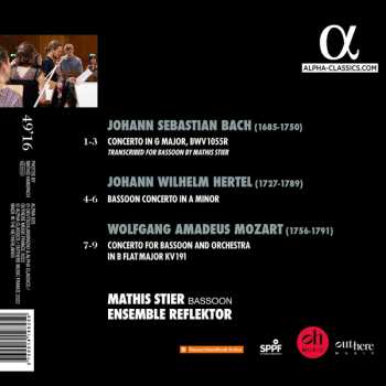 CD Johann Sebastian Bach: Sentiment - Basson Concertos 438045