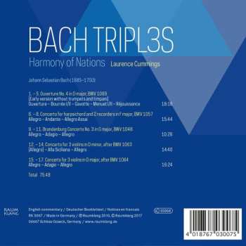CD Johann Sebastian Bach: Tripl3s 458440