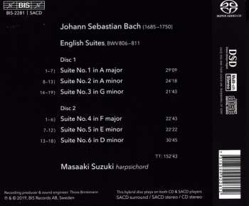 2SACD Johann Sebastian Bach: English Suites 487316