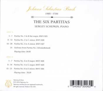 2CD Johann Sebastian Bach: The Six Partitas 439415