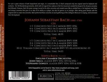 2CD Johann Sebastian Bach: Sonya Bach Plays J.S. Bach: Keyboard Concertos; Italian Concerto 510675