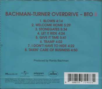 CD Bachman-Turner Overdrive: Bachman-Turner Overdrive II 106608