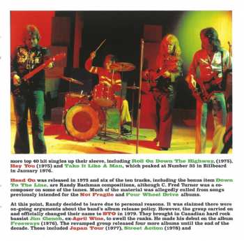 CD Bachman-Turner Overdrive: Head On DIGI