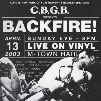 Backfire!: Live At CBGB's
