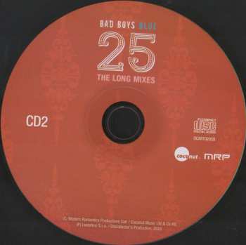 2CD Bad Boys Blue: 25 (The Long Mixes - Extended Versions) LTD 381784