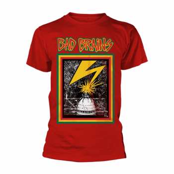 Merch Bad Brains: Tričko Bad Brains (red) L
