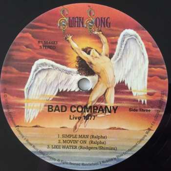 2LP Bad Company: Live 1977 541658