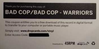 LP Bad Cop/Bad Cop: Warriors 89166
