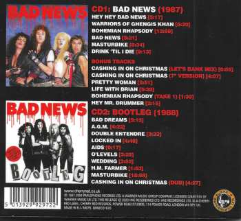 2CD Bad News: Every Mistake Imaginable - The Complete Frilly Pink Years 1987-1988 500729