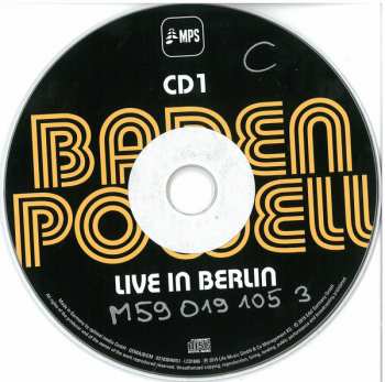 2CD Baden Powell: Live In Berlin 191695