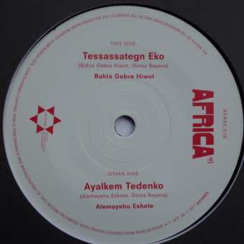 Album Bahta Gebre Hiwot: Tessassategn Eko / Ayalkem Tedenko