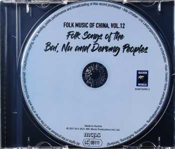 CD Bai: Folk Songs Of The Bai, Nu And Derung Peoples 444616