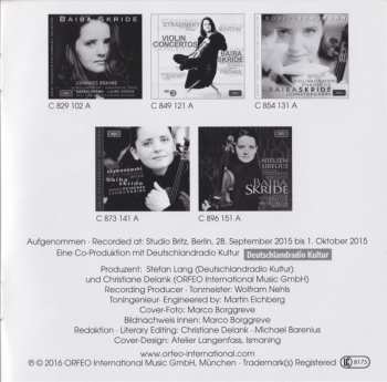 CD Baiba Skride: Violin Sonatas & Pieces 332519