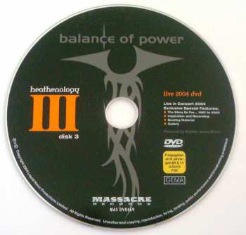 2CD/DVD Balance Of Power: Heathenology 236430