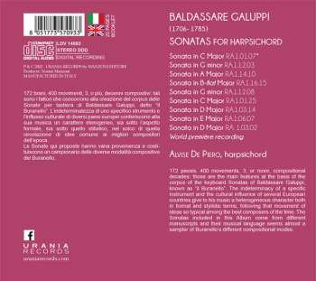 CD Baldassare Galuppi: Sonatas For Harpsichord   501954