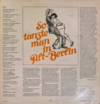 LP Ballhausorchester Kurt Beyer: So Tanzte Man In Alt-Berlin 505912