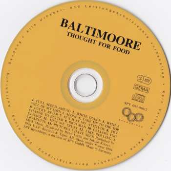CD Baltimoore: Thought For Food 251925