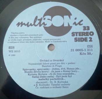 LP Bambini Di Praga: Ovčáci A Čtveráci