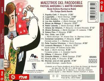 CD Banda Sinfónica Municipal de Madrid: Maestros Del Pasodoble 142876
