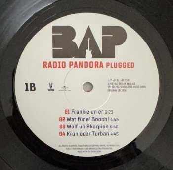 2LP BAP: Radio Pandora Plugged 490576