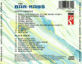 CD Bar-Kays: Gotta Groove / Black Rock 267222
