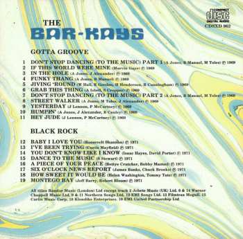 CD Bar-Kays: Gotta Groove / Black Rock 267222