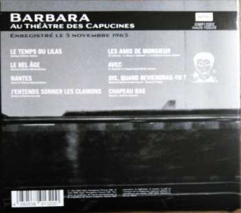 CD Barbara: Au Théâtre Des Capucines