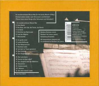 CD Barbara Sukowa: Im Wunderschönen Monat Mai (Lieder Nach Robert Schumann Und Franz Schubert) 286700