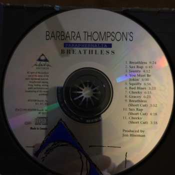 CD Barbara Thompson's Paraphernalia: Breathless 333207