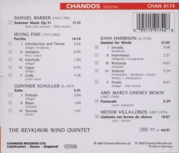 CD Samuel Barber: Summer Music - Pastorale (And Other American Works Performed By The Reykjavik Wind Quintet)  456406