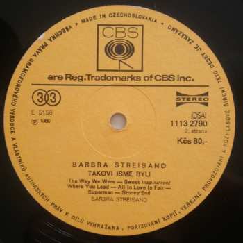 LP Barbra Streisand: Takoví Jsme Byli 239491