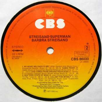 LP Barbra Streisand: Streisand Superman